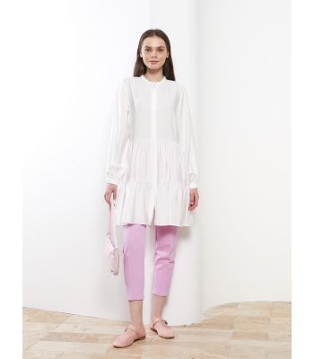 Crew Neck Regular Long Sleeve Women's Tunic