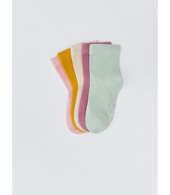 Basic Baby Girl Socket Socks 5-Pack