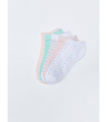 Patterned Women's Booties Socks 5-Pack