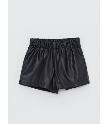 Baby Girl Shorts With Elastic Waist