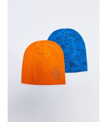 Printed Baby Boy Beret 2-Pack