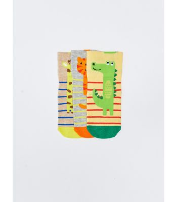 Patterned Baby Boy Socket Socks 3-Pack