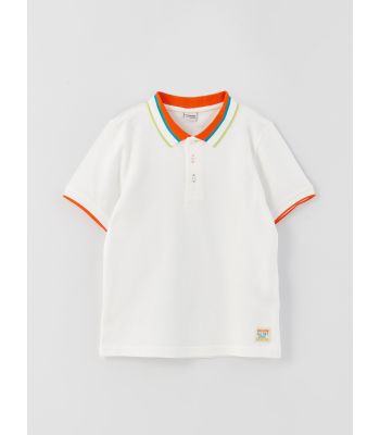Polo Neck Basic Short Sleeve Boy T-shirt