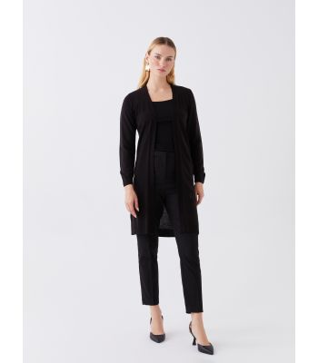 Shawl Neck Regular Long Sleeve Women's Tricot Cardigan