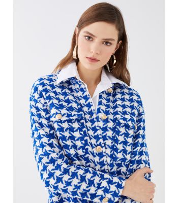 Crowbar Patterned Women's Shirt Jacket