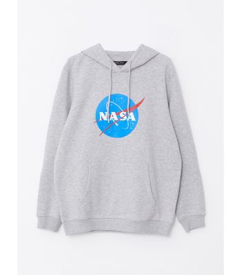 Hooded Long Sleeve Printed Men's Hoodie