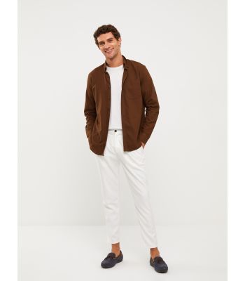 Regular Fit Long Sleeve Oxford Men's Shirt
