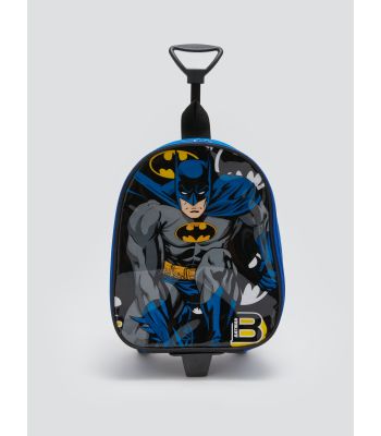 Batman Printed Boys School Bag With Squeegee