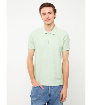 Polo Neck Short Sleeve Men's T-Shirt