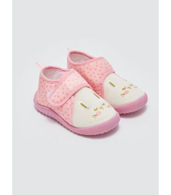 Printed Velcro Closure Baby Girl Panduf