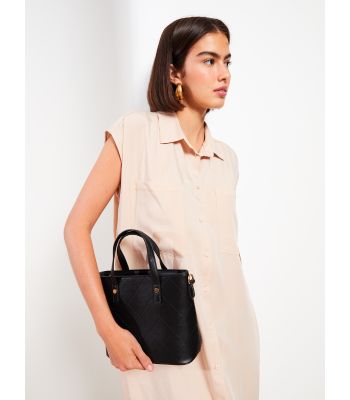 Leather Look Quilted Women's Handbag