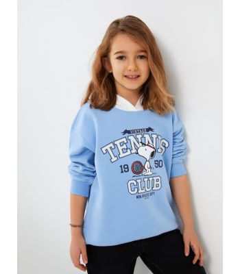 Hoodie Snoopy Printed Long Sleeve Girls' Sweatshirt