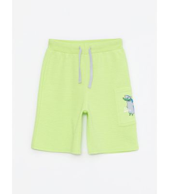 Elastic Waist Printed Boy Shorts