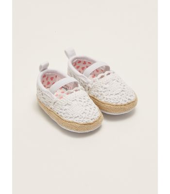 Lace Detailed Elastic Baby Girl Pre-Toddler Shoes