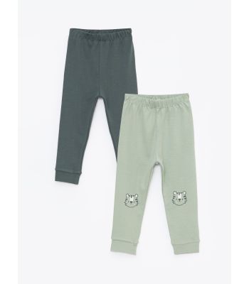Elastic Waist Baby Boy Pajama Bottoms 2-Pack
