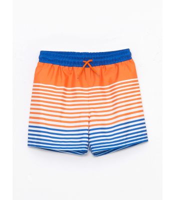 Boys' Striped Quick Dry Beach Shorts