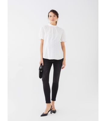 Slim Fit Maternity Jeans With Tummy Panel