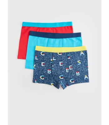 Printed Cotton Boy Boxer 3-Pack