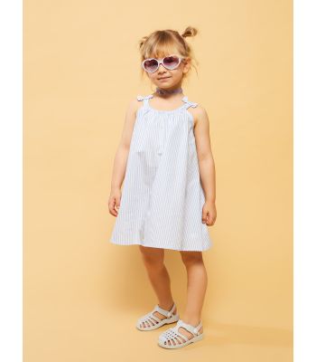 Flat Front Closed Baby Girl Beach Sandals