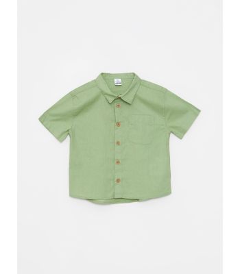 Short Sleeve Basic Baby Boy Shirt