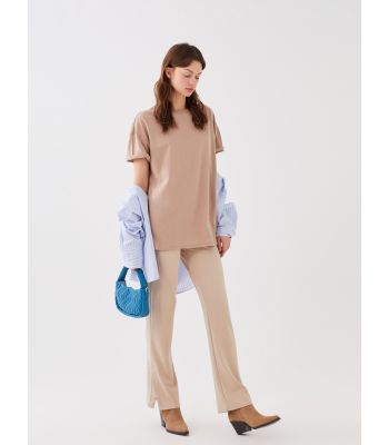 Women's Elastic Waist Straight Sweatpants