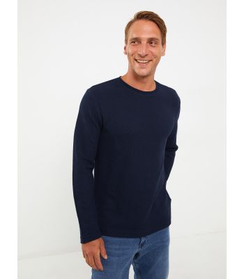 Crew Neck Long Sleeve Men's Sweatshirt
