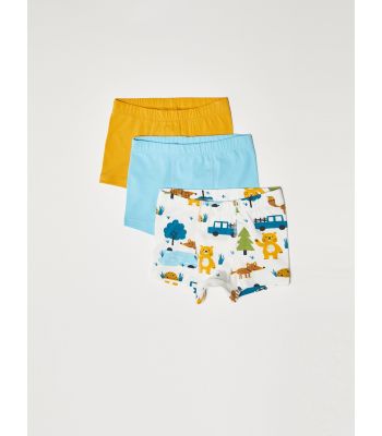 Elastic Waist Baby Boy Boxer 3-Pack