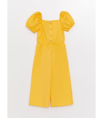 Square Collar Girls Overalls