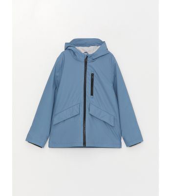 Boy's Hooded Raincoat