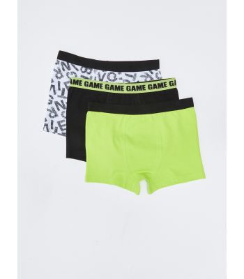 Printed Cotton Boy Boxer 3-Pack