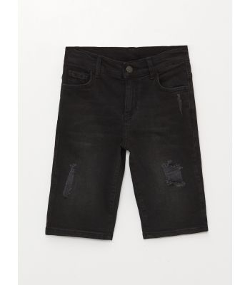 Ripped Detailed Boy Jean Roller