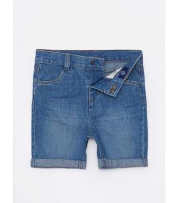 Basic Cotton Baby Boy Jean Shorts
