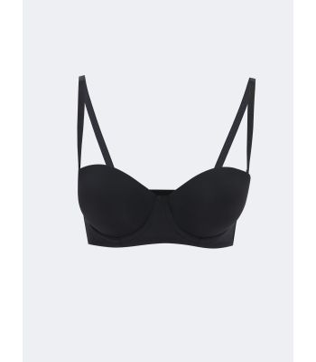 Underwire Half Padded Straight Strapless Bra