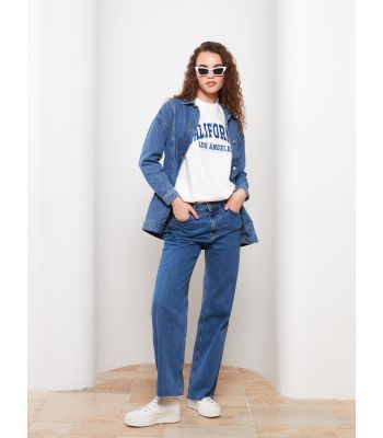 Women's Wideleg Straight Jeans