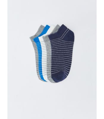 Striped Boy's Booties Socks 5 Pack