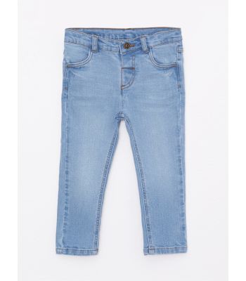 Elastic Waist Basic Baby Boy Denim Trousers