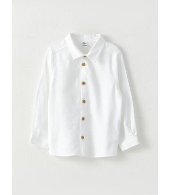 Long Sleeve Basic Baby Boy Shirt