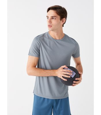 Crew Neck Short Sleeve Men's Sports T-Shirt