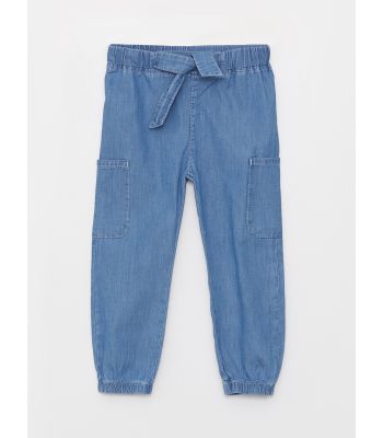 Basic Baby Girl Denim Trousers