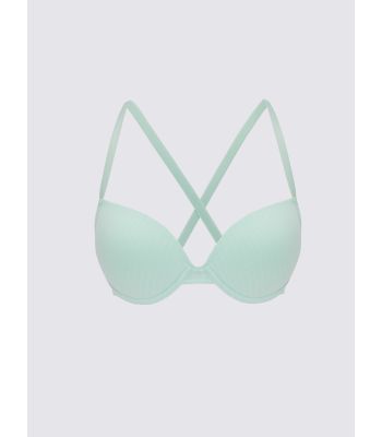 Underwire Unfilled Plain T-Shirt Bra