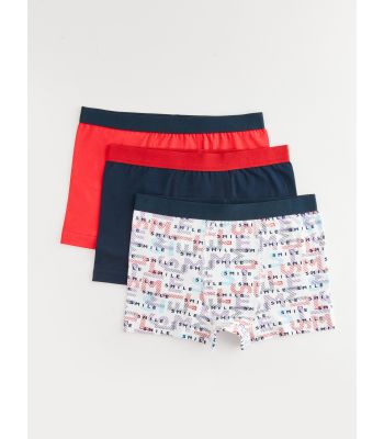 Printed Cotton Boy Boxer 3-Pack