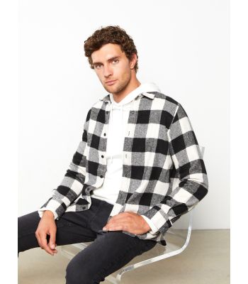 Regular Fit Long Sleeve Plaid Men's Lumberjack Shirt