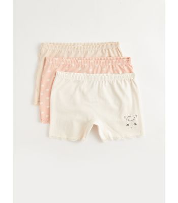 Printed Girl Boxer 3 Pieces