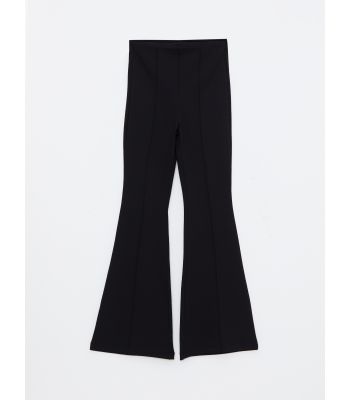 Slim Fit Regular Bell-Bottoms Women's Trousers