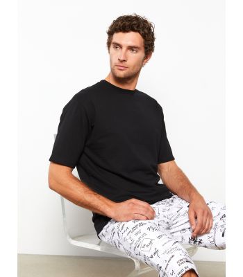 Crew Neck Short Sleeve Cotton Men's T-shirt