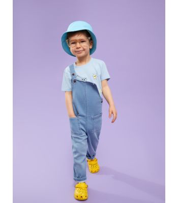 Crew Neck Short Sleeve Printed Baby Boy T-shirt