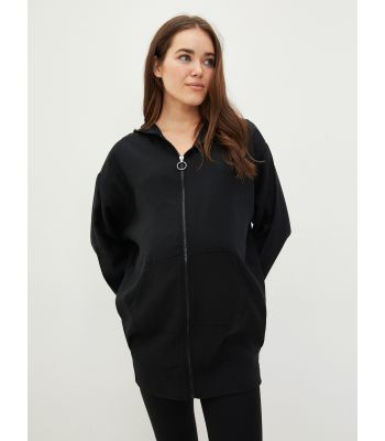 Hooded Regular Long Sleeve Maternity Tunic