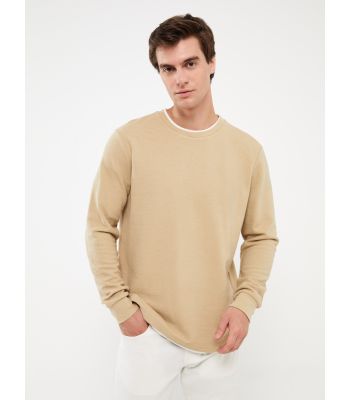 Crew Neck Long Sleeve Men's Sweatshirt