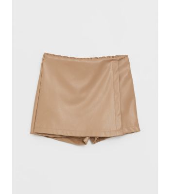 Basic Baby Girl Short Skirt With Elastic Waist