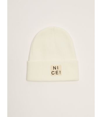 Label Printed Women's Beret